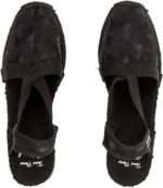 ⁦توني بونس حذاء اسبدري بكعب عريض ويدج بحزام مطاطي مطرز للنساء، Terra-7FBK⁩ - الصورة ⁦3⁩