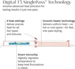 ⁦تي 3 مكواة تجعيد الشعر كيرل اكس طويلة للغاية مع 9 اعدادات للحرارة واسطوانة سيراميك لتصفيف سريع ونتائج دائمة لجميع انواع الشعر من سينغل باس⁩ - الصورة ⁦10⁩