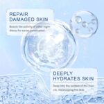 ⁦LBOYLOVE® مصل أمبولات حمض الهيالورونيك، 7 قطع من سيروم حمض الهيالورونيك المركز للوجه للنساء والرجال، ترطيب عميق، مضاد للشيخوخة وتنعيم التجاعيد، سيروم للوجه للعناية بالبشرة لجميع أنواع البشرة، 7 × 2 مل⁩ - الصورة ⁦5⁩