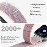 ⁦حزام نايلون لساعة هواوي واتش فيت 3/فيت 4، حزام حلقة رياضية ناعم قابل للتعديل وجيد التهوية لساعة هواوي واتش فيت 4/فيت 3 للنساء والرجال⁩ - الصورة ⁦3⁩