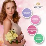 ⁦ياردلي بخاخ للجسم من فيذر - 150 مل | غني برائحة الليلك والزنبق الابيض والورد والبنفسج | حماية تدوم طويلا من العطر والروائح⁩ - الصورة ⁦3⁩