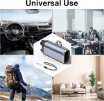 ⁦3 قطع محولات USB C متوافقة مع ساعة جارمين، محول كابل شحن لجارمين فيفو اكتيف 6 5 4 3S 4S، فينو Sq/Sq 2/ فينو 2/2s/3/3s/2 بلس، فوررنر 245 55 935 255 (رمادي فضي)⁩ - الصورة ⁦8⁩