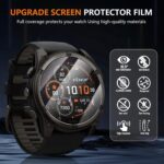 ⁦ديروت 4 قطع من واقي شاشة جارمين فينيكس 8 51 ملم من الزجاج المقسى، شاشة HD مضادة للخدش خالية من الفقاعات لجارمين فينيكس 8 51 ملم حماية⁩ - الصورة ⁦4⁩