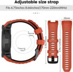 ⁦سوار ساعة لساعة جارمين انستينكت 2X، سولار، سوار بديل من السيليكون الناعم التكتيكي مع ادوات محول⁩ - الصورة ⁦3⁩