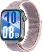 حزام نايلون لساعة هواوي واتش فيت 3/فيت 4، حزام حلقة رياضية ناعم قابل للتعديل وجيد التهوية لساعة هواوي واتش فيت 4/فيت 3 للنساء والرجال