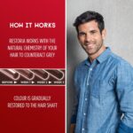 ⁦ريستوريا كريم تقليل الشعر الرمادي للرجال - كريم للشعر لاستعادة لون الشعر الطبيعي تدريجيا، تغطية تصل إلى 100% للشعر الرمادي - نباتي، 100 مل⁩ - الصورة ⁦4⁩