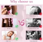 ⁦اداة تجعيد الشعر بدون حرارة من بوليفيا، تصميم اخطبوط قابل للتعديل، شريط راس لتمويج الشعر بدون حرارة، تجعيد الشعر اثناء النوم طوال الليل، اداة تصفيف الشعر بنفسك للنساء (ازرق، M)⁩ - الصورة ⁦3⁩