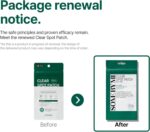 ⁦سوم من مي 30 دايز ميراكل كلير سبوت باتش - عبوة من 5 قطع، 90 قطعة، مقاسين (10 ملم 45 قطعة، 12 ملم 45 قطعة) - رقعة غير مرئية للبشرة الغروانية المائية والبثور بدون تهيج - للعناية بالبشرة الكورية⁩ - الصورة ⁦2⁩