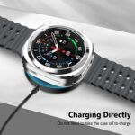 ⁦TERRIFI عبوة من 4 قطع جراب متوافق مع ساعة سامسونج جالاكسي الترا 47 ملم 2024، غطاء حماية واقي رفيع من مادة TPU الناعمة الممتازة مطلي، أسود، ذهبي وردي، شفاف، فضي⁩ - الصورة ⁦2⁩