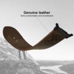 ⁦سوار جلدي فينتاج من فسانت متوافق مع ساعة سامسونج جالكسي الترا 47 ملم (2025/2024)، سوار جلد كريزي هورس بعرض 24 ملم لساعة جالكسي الترا للرجال والنساء، بني رترو⁩ - الصورة ⁦4⁩