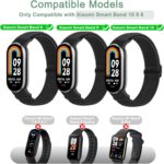 ⁦سوار مطاطي لساعة شاومي مي باند 8/9، سوار نايلون قابل للتمدد والتعديل وجيد التهوية لسوار شاومي مي الذكي 8/9 للرجال والنساء⁩ - الصورة ⁦7⁩