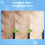 ⁦قناع وجه بحمض الهيالورونيك من بيلوكس - 10 اقنعة ورقية مرطبة للبشرة الجافة - قناع وجه كوري للنساء والرجال - قناع وجه مرطب لروتين العناية بالبشرة⁩ - الصورة ⁦4⁩