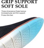 ⁦تسيف حذاء رجالي - حذاء رياضي للمشي خفيف الوزن وسهل الارتداء، حذاء كاجوال شبكي عصري للعمل في الهواء الطلق⁩ - الصورة ⁦5⁩