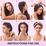 ⁦اداة تجعيد الشعر بدون حرارة من ازوني، قطعتان من ادوات تجعيد الشعر طوال الليل للنوم، قضيب تجعيد صغير ورفيع بدون حرارة، شريط راس لتمويج الشعر طوال الليل⁩ - الصورة ⁦3⁩
