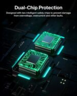 ⁦بلكن شاحن محمول، باور بانك رفيع بمنفذ USB-C 10000mAh مع منفذي USB-C وشاشة بطارية رقمية، شحن 20 واط لايفون 16 و15 بلس وبرو ماكس وسامسونج جالكسي اس 25 واس 24 وبكسل 9 وايباد وغيرها⁩ - الصورة ⁦10⁩