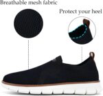 ⁦تسيف حذاء رجالي - حذاء رياضي للمشي خفيف الوزن وسهل الارتداء، حذاء كاجوال شبكي عصري للعمل في الهواء الطلق⁩ - الصورة ⁦2⁩