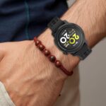 ⁦ديسكول اساور معصم بديلة قابلة للتعديل 22 ملم متوافقة مع كوروس بيس 3/ابيكس 2 برو/ابيكس 46 ملم/ابيكس برو معصم سيليكون ناعم مع سوار سريع الفك اكسسوارات الساعات الذكية (اسود)⁩ - الصورة ⁦7⁩