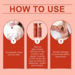 ⁦زيت شد الجسم ماجيك من اكسيكوزال، زيت جسم فاخر، زيت جسم سحري للنساء، مرطب، سريع الامتصاص، مغذي جاف، يحسن المرونة، يقلل الخطوط الدقيقة، لجميع انواع البشرة، 100 مل⁩ - الصورة ⁦7⁩