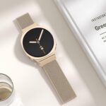 ⁦جيك سوار معدني متوافق مع ساعة جالكسي 8 باند 40 ملم 44 ملم / ساعة جالكسي 8 كلاسيك 46 ملم، سوار مغناطيسي بحلقة ميلانو من الستانلس ستيل لساعة سامسونج 8 للرجال والنساء⁩ - الصورة ⁦5⁩