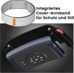 ⁦الرحلة الجديدة سوار حلقي من النايلون متوافق مع سوار امازفيت هيليو، سوار رياضي ناعم جيد التهوية مع تصميم تراكب لسوار امازفيت هيليو، جهاز تتبع اللياقة البدنية⁩ - الصورة ⁦4⁩