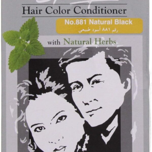 بلسم صبغة شعر سبيدي من بيجن رقم 881 أسود طبيعي، 150 غرام