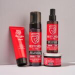 ⁦ريستوريا كريم تقليل الشعر الرمادي للرجال - كريم للشعر لاستعادة لون الشعر الطبيعي تدريجيا، تغطية تصل إلى 100% للشعر الرمادي - نباتي، 100 مل⁩ - الصورة ⁦6⁩