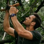 ⁦سوار رياضي بخطاف على شكل حرف S من سويتسبيست متوافق مع ساعة سامسونج جالاكسي 6 5 4 3 7 FE باند ووتش 6 4 كلاسيك ووتش 5 برو 20 ملم و22 ملم سوار حلقي نايلون قابل للتمدد لساعة جالكسي اكتيف/ اكتيف 2 وجير S3⁩ - الصورة ⁦5⁩