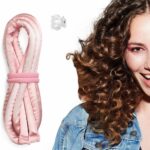 اداة تجعيد الشعر بدون حرارة من ازوني، قطعتان من ادوات تجعيد الشعر طوال الليل للنوم، قضيب تجعيد صغير ورفيع بدون حرارة، شريط راس لتمويج الشعر طوال الليل