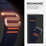 ⁦سوار رياضي بخطاف على شكل حرف S من سويتسبيست متوافق مع ساعة سامسونج جالاكسي 6 5 4 3 7 FE باند ووتش 6 4 كلاسيك ووتش 5 برو 20 ملم و22 ملم سوار حلقي نايلون قابل للتمدد لساعة جالكسي اكتيف/ اكتيف 2 وجير S3⁩ - الصورة ⁦3⁩