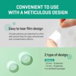 ⁦سوم من مي 30 دايز ميراكل كلير سبوت باتش - عبوة من 5 قطع، 90 قطعة، مقاسين (10 ملم 45 قطعة، 12 ملم 45 قطعة) - رقعة غير مرئية للبشرة الغروانية المائية والبثور بدون تهيج - للعناية بالبشرة الكورية⁩ - الصورة ⁦7⁩