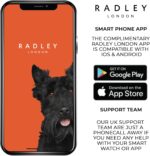 ⁦رادلي ساعة ذكية للنساء سلسلة 21 مع سوار من الستانلس ستيل مطلي بالذهب الوردي RYS21-4016⁩ - الصورة ⁦5⁩