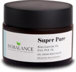 بايو بالانس كريم مرطب جل سوبر بيور | غني بالنياسيناميد 5% والزنك بي سي ايه 1% | موازنة الزيت وتشديد المسام | منشأ طبيعي 83% | 50 مل