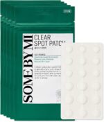 سوم من مي 30 دايز ميراكل كلير سبوت باتش - عبوة من 5 قطع، 90 قطعة، مقاسين (10 ملم 45 قطعة، 12 ملم 45 قطعة) - رقعة غير مرئية للبشرة الغروانية المائية والبثور بدون تهيج - للعناية بالبشرة الكورية