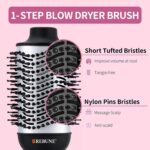 ⁦ريبون RE-2126B مصفف شعر 1300 واط بإيقاف تشغيل تلقائي عند ارتفاع درجة الحرارة، شعيرات مفرزة خالية من التشابك، رؤوس مدببة مع ثلاثة إعدادات للهواء البارد والساخن⁩ - الصورة ⁦5⁩