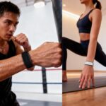 ⁦الرحلة الجديدة سوار حلقي من النايلون متوافق مع سوار امازفيت هيليو، سوار رياضي ناعم جيد التهوية مع تصميم تراكب لسوار امازفيت هيليو، جهاز تتبع اللياقة البدنية⁩ - الصورة ⁦7⁩