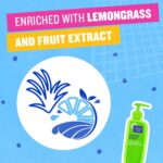 ⁦غسول الوجه اليومي من كلين آند كلير للتحكم في اللمعان، غني بمستخلصات الليمون والفواكه، يحافظ على البشرة منتعشة وخالية من اللمعان، 150 مل⁩ - الصورة ⁦3⁩