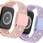 اساور قابلة للتمدد من سيلاكور متوافقة مع سوار ساعة ابل 38 ملم 40 ملم 41 ملم 42 ملم 44 ملم 45 ملم 46 ملم 49 ملم، سوار ناعم مرن لامع لسلسلة اي ووتش 10 9 8 7 6 5 4 3 SE SE2 SE3 للبنات والاولاد