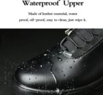 ⁦حذاء شيف للرجال مقاوم للانزلاق ومقاوم للماء والزيت ومضاد للانزلاق وخفيف الوزن ومريح للطهاة والمطاعم.⁩ - الصورة ⁦3⁩