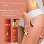 ⁦زيت شد الجسم ماجيك من اكسيكوزال، زيت جسم فاخر، زيت جسم سحري للنساء، مرطب، سريع الامتصاص، مغذي جاف، يحسن المرونة، يقلل الخطوط الدقيقة، لجميع انواع البشرة، 100 مل⁩ - الصورة ⁦5⁩