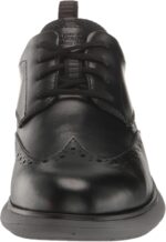 ⁦حذاء أوكسفورد ستانس بتصميم مقدمة بارزة وتفاصيل بروگ وتصميم جلد خفيف الوزن ومريح برباط للرجال من نان بوش⁩ - الصورة ⁦2⁩