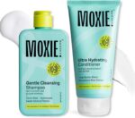 مجموعة شامبو وبلسم من موكسي بيوتي | شامبو تنظيف لطيف 200 مل وبلسم فائق الترطيب 175 مل | ثنائي الشطف واللمعان | خالي من الكبريتات