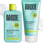 مجموعة شامبو وبلسم من موكسي بيوتي | شامبو تنظيف لطيف 200 مل وبلسم فائق الترطيب 175 مل | ثنائي الشطف واللمعان | خالي من الكبريتات