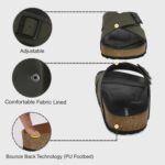 ⁦سنترينو شباشب مبطنة للرجال 7311 | بطانة من البولي يوريثان على وسادة القدم | تقنية ارتداد الظهر | مريحة وخفيفة الوزن | شبشب فليب فلوب مقاوم للماء للاستخدام اليومي للرجال والاولاد⁩ - الصورة ⁦5⁩