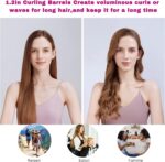 ⁦زوج واحد من اسطوانات التمويج الطويلة 30 ملم/1.2 انش لمصفف الشعر دايسون اير راب من اتش كوزمي، اصدار ممتد، قطع غيار ملحقات اسطوانات تجعيد الشعر⁩ - الصورة ⁦2⁩