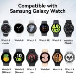 ⁦تي تيرسيلي كابل شحن سريع 5 واط لسلسلة ساعة سامسونج جالاكسي 8/6/FE/7/5/4/5 برو/4 كلاسيك/واتش 3/أكتيف 1/2 - 1 متر/3.3 قدم، شاحن USB-C/نوع C⁩ - الصورة ⁦2⁩