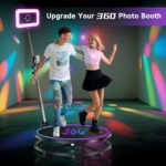 ⁦448 LED Magnetic RGB Ring Light with Mini Tripod — Dual-Sided Aluminum Build, 6000mAh Rechargeable Battery, Adjustable Brightness & Color Temperature, MagSafe-Compatible for TikTok, YouTube & Makeup⁩ - الصورة ⁦7⁩