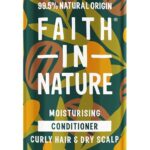 فيث ان نيتشر بلسم الشيا والارغان الطبيعي 1 لتر، مرطب للشعر المجعد وفروة الرأس الجافة، نباتي ولم يتم اختباره على الحيوانات، بدون اس ال اس، سيليكون او بارابين، مقاس عائلي