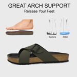 ⁦سنترينو شباشب مبطنة للرجال 7311 | بطانة من البولي يوريثان على وسادة القدم | تقنية ارتداد الظهر | مريحة وخفيفة الوزن | شبشب فليب فلوب مقاوم للماء للاستخدام اليومي للرجال والاولاد⁩ - الصورة ⁦3⁩