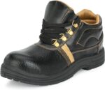 حذاء سيفتي للعمل الصناعي من الجلد الطبيعي للرجال