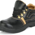 حذاء سيفتي للعمل الصناعي من الجلد الطبيعي للرجال